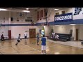 Jeremy Bricker jumping over dude to dunk it
