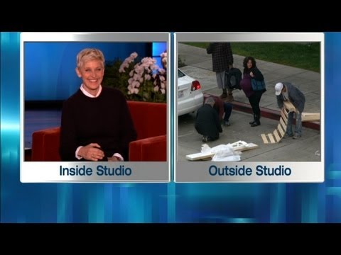 help - Amy was dressed with a fake pregnancy belly and stationed outside our studio to see if anyone would stop and help her with her car trouble. Would anyone stop...