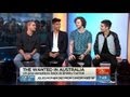 Sunrise - The Wanted in Australia