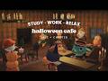 COZY HALLOWEEN CAFE 🍭 1 HOUR COZY FALL JAZZ 🎶 CAFé AMBIENCE ..