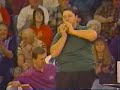 it was late 1996, tom morgan had bowled on the same show for the previous 10 weeks, and he had to face some tough competetion. this is probably my most favorite candlepin skins telecast of all time. it included great shots, strikes, spares, skins, and an unbelievable comeback that you have to see. 

also, doug brown constantly refers to tom morgan as mike on accident because tom's brother is also a great candlepin bowler. :p

here is part 1 of tom morgan vs. mike gusti vs. dave driscoll vs. john lang.

enjoy :)

r.i.p. tom morgan.