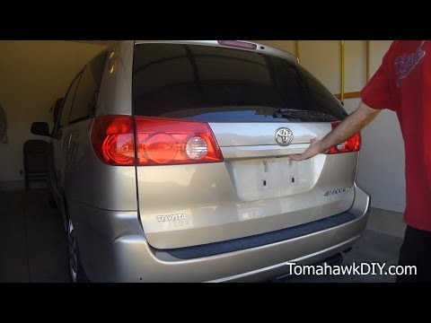 How to Replace Rear Door / Tailgate Handle Button – Toyota Sienna (2004 & newer)