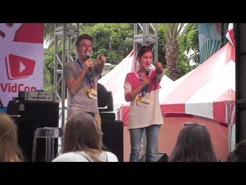 alli - Alli hosts an awesome open mic event, she then participates in a panel about sexism on youtube, and at the end of the day we goof around in the hotel room an...