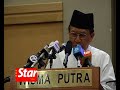 Rais Yatim opening the media centre for the sixth D8 summi Rais Yatim opening the media centre for the sixth D8 summi