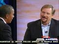 Barack Obama Saddleback Presidential Forum pt.1