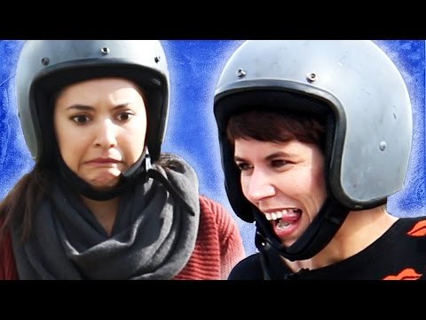 People Try An Electric Unicycle For The First Time