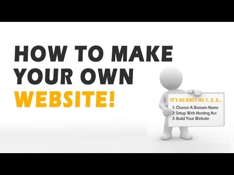 how to make your own website