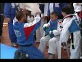 Taekwondo black tiger combattimento Davide corazza bleu
