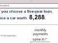how to use auto loan calculator - morecalculators.com