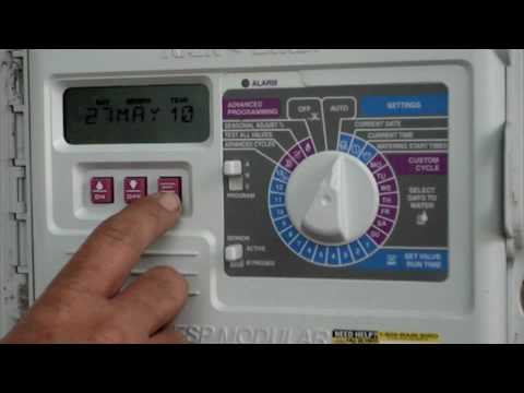 how to drain rain bird sprinkler system