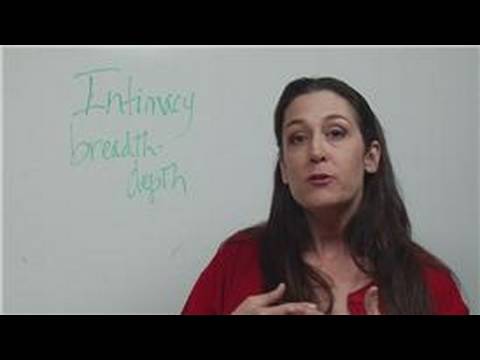 How to Build Relationships: Intimacy Stage