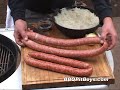 Grilled Kielbasa Sausage Cooking Recipe by the BBQ Pit Boys