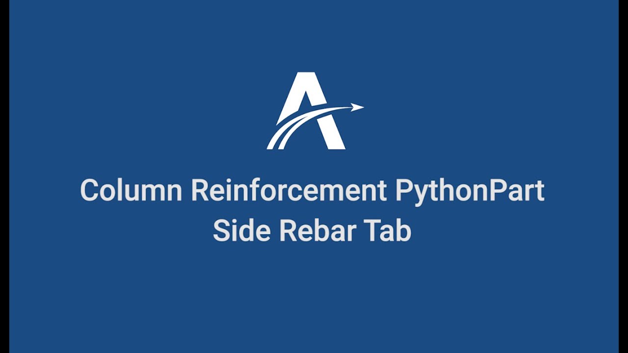 04. Side Rebar | Column Reinforcement Python Part in ALLPLAN