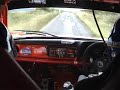 SLIGO STAGES RALLY 08 DAMIEN GALLAGHER MAC WALSH IN CAR