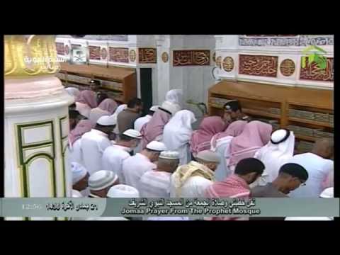 صلاة الجمعة المسجد النبوي 1436.06.21هـ