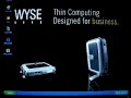 this video demonstrates the wyse tcx multimedia redirection (mmr) capabilities in a vdi session.

this video will show what playing multimedia looks like via a standard rdp/vdi session and how it is enhanced when using wyse tcx multimedia redirection. 

this solution contains 2 components;
--} wyse v10l client contains mmr codecs
--} xp vm guest contains tcx mmr client

* this wyse tcx mmr client is included in vmware tools starting with esx 3.02. it is recommended to download the most current version from wyse.com here;
http://www.wyse.com/serviceandsupport/support/downloads.asp

learn more here: http://www.wyse.com/products/software/tcx/index.asp