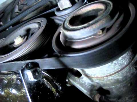 Serpentine drive Belt (multi v belt) how to remove 2000 Mazda Mpv