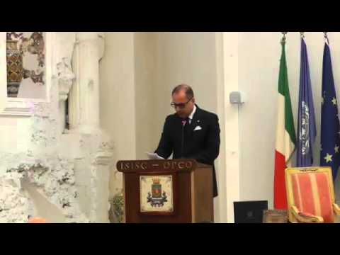 ISISC’s 40th Anniversary - Corrado Bonfanti, Mayor of Noto (SR) ISISC’s 40th Anniversary - Corrado Bonfanti, Mayor of Noto (SR)