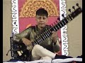 A lilting alaap in raaga Mishra Kafi performed by Sitar Maestro Pt. Budhaditya Mukherjee at the 