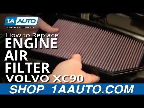 How To Install Replace Engine Air Cleaner Filter Volvo XC90 03-12 1AAuto.com
