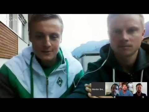 Werder-Hangout mit Felix Kroos live aus dem Zillertal