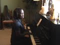 me on piano enjoying a favorite song. 

here are the lyrics; he can turn the tides and calm the angry sea
he alone decides who writes a symphony
he lights every star that makes our darkness bright
he keeps watch all through each long and lonely night
he still finds the time to hear a child's first prayer
saint or sinner call and always find him there
and though it makes him sad to see the way we live
he'll always say, 