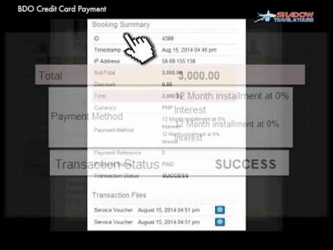 how to apply bdo installments