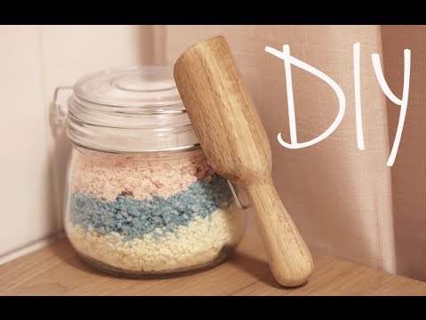 how to dye bath salts