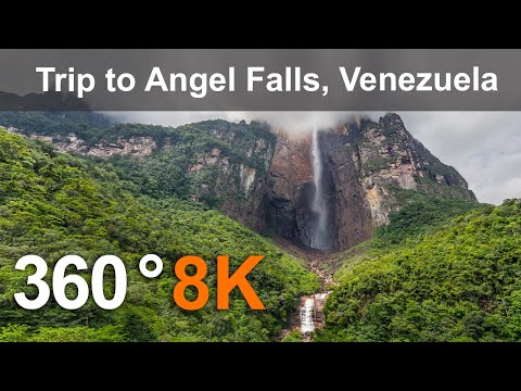 Trip to Angel Falls, Venezuela. Angel Falls and its surroundings. Aerial 360 video in 8K - YouTube