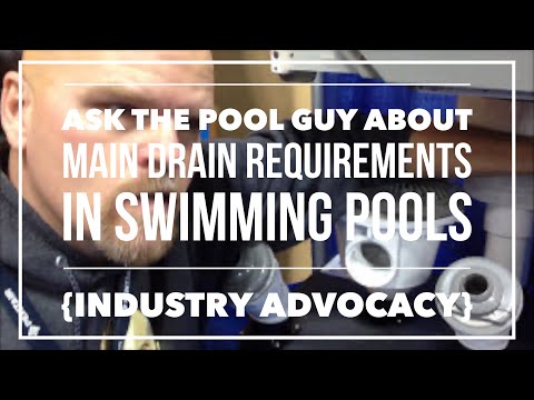 how to drain a pool with a main drain