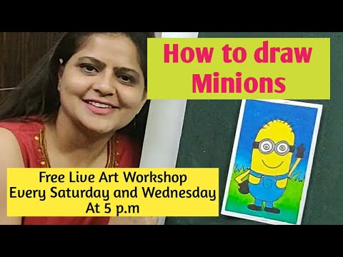 video-linktoworks-How to draw Minion / Step By Step/ Tutorials