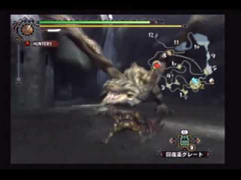 MH3 魔物獵人3 打雌火龍part1