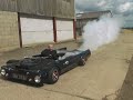The Flatmobile jet engine demo