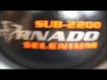 2 TORNADO SELENIUM 1100RM COM STETSOM VULCAN 2600RMS 2 TORNADO SELENIUM 1100RM COM STETSOM VULCAN 2600RMS