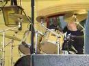 stains drummer is playing a drummsolo