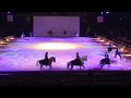 carrousel de lipizzans de l'élevage Philip au cours de cheval passion 2007 en Avignon.www.lipizzan-philip.com