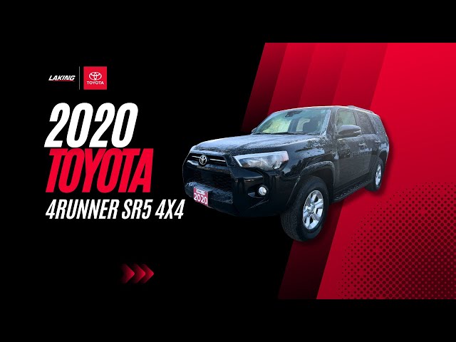 2020 Toyota 4Runner SR5 4X4 3rd Row Seating (7 Passenger) 4Runne in Cars & Trucks in Sudbury