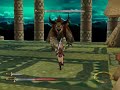 ## Xena: Warrior Princess Tech Info ##Publisher: Electronic ArtsDeveloper: VU GamesGenre: Fantasy Action AdventureRelease Date: Sep 30, 1999 ESRB:TEENDescriptors:Animated Violence, Animated Blood## GameSpot Score ##4.6 = Poor  ## Review ##Though the prerelease hype made it out to be a more action-oriented sort of Tomb Raider-style adventure game, Electronic Arts' Xena: Warrior Princess has much more in common with a 3D version of hack-and-slash titles like Golden Axe. Or, still more accurately, it's essentially like Eidos' Fighting Force with a sword.Playing as the television series' title character, you must rescue your companion, Gabrielle, from a fate worse than death and fight the forces responsible for her capture in the first place. The game is played from a third-person perspective and revolves around slashing, jumping, and kicking your way through a series of 3D environments. Various button combinations produce special combo moves like those seen on the show, but since mashing the buttons alone appears to work well, you won't be inclined to learn the combinations. Xena can also use power-ups, which she'll find along the way, as well as her trademark chakram (that bladed Frisbee she's always chucking around). Once you throw the chakram, the perspective switches to that of the whirling circle, which you're able to aim, after a fashion. Once it hits something, it's propelled back. The downside to using it is that Xena is defenseless while the weapon is in the air, so you've got to use it wisely when you're under fire from archers perched up above or from multiple opponents on the ground. You use the chakram to flip switches, cut chains, and pick off opponents from a distance. These opponents sometimes become tougher targets because of the hostages they keep so near to them.There are minor puzzle-solving and platform-jumping sections in Xena: Warrior Princess, but the game camera keeps both from being much fun. The camera has a mind of its own at times, swinging this way and that in some situations while taking too long to catch up to your character in others. On top of that, the controls that let you adjust the camera manually feel backward and the perspective shifts too slowly to be much use in tough situations. The camera system does some things right, though, like causing obstacles and even Xena herself to go translucent when they're in the way of the action. This is one of the few pluses concerning the game's graphics. The characters in X:WP all look very blocky, and the backgrounds are basic and sparse.You'll fly easily through this title if you can find the motivation to attempt it, the hardest tasks being those set by working with the camera. There are a few points, such as battling the Cyclops on the beach, that break up the monotony of the hack-and-slash nature of the game, but they're exceptions, not the rule. Ultimately, X:WP feels as though its developers were focused so intently on making the title carry mass appeal that in the end, the result is a watered-down, thin, sorry state of a game barely deserving of a rental, let alone a purchase. Like Xena? Stick to the TV show and put this one out to pasture.[www.gamespot.com]