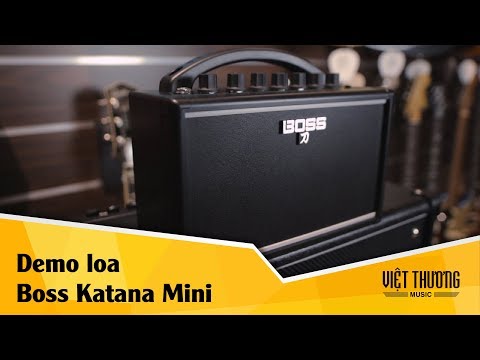Demo Boss Katana Mini không dây với guitar điện