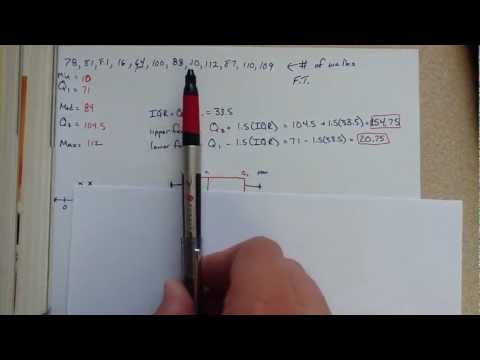 how to determine outliers