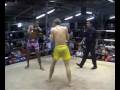 Leigh (Tiger Muay Thai) scores KO head kick at Bangla Stadium, Phuket, Thailand