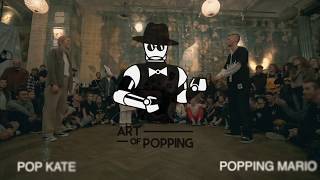 Pop Kate vs Poppin Mario – Art Of Popping “The King Of The Cypher” TOP 8