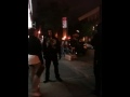 cops sawing bikes on Bedford ave