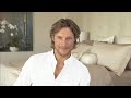 internationally renowned model gabriel aubry stars in a fall 2010 marketing campaign for home brand, charisma. aubry poses in a bed made with lush charisma l...