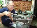 www.bikingthings.com custom bicycles. you can see all the chromoly tubes and steel lugs used and the process for giving the fork the angle. it has a pista set up aggressive 3.5 cm
