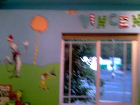 how to paint dr seuss nursery