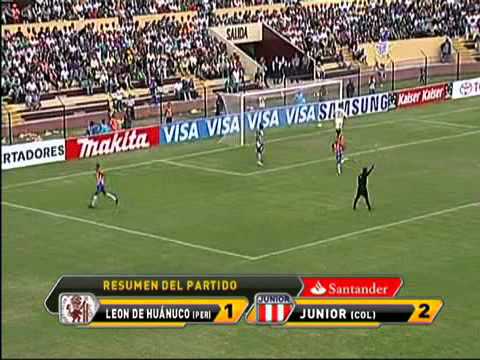Leon de Huanuco vs Junior (1-2) Copa Libertadores 2011 