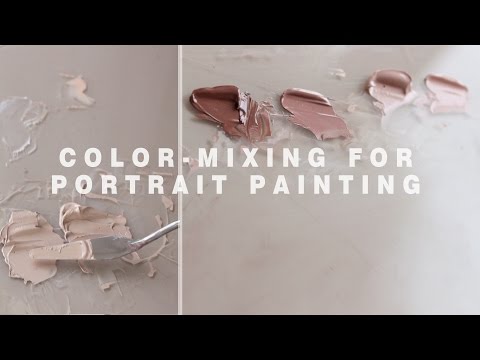 video-linktoworks-COLOR-MIXING FOR PORTRAIT PAINTING || Mixing flesh tones ...