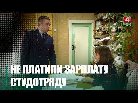 Вмешалась прокуратура. Под Ельском студотрядовцев пыталось «кинуть» на деньги местное сельхозпредприятие видео