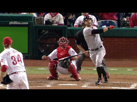 Video: Cody Ross homers twice off Halladay in 2010 NLCS Gm 1